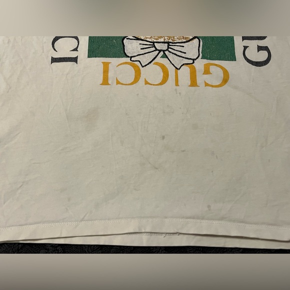 GUCCI x KAI COLLECTIVE Teddy Bear Logo Tee T Shirt White Yellow Green Red Black - Picture 8 of 10